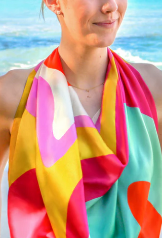 Large 100% Silk Scarf