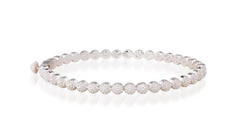 Berry Eternity Petite Hinged Bangle