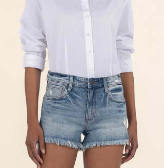 Jane High Rise Frayed Hem Short