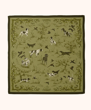 100% Silk Square Scarf 26 x 26