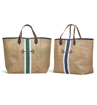 Horse Country Jute Tote