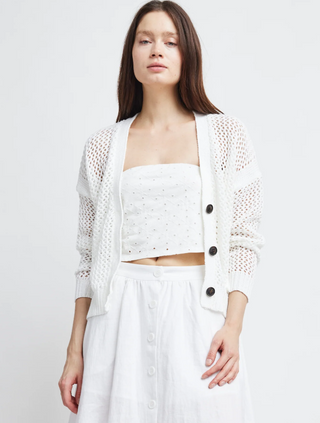 Maggie Fishnet Cardigan