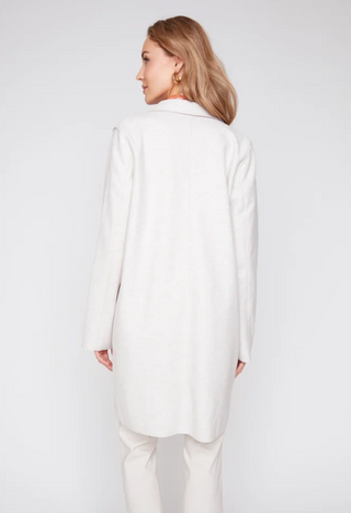 Brushed Knit Long Coat