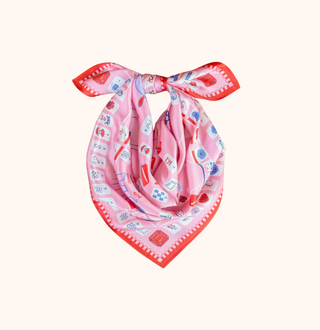 100% Silk Square Scarf 26 x 26
