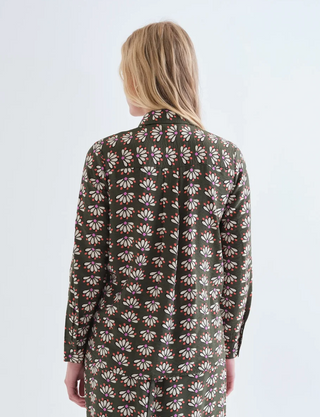 Geometric Print Blouse