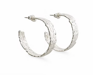 Plated Hoops Silver - Small