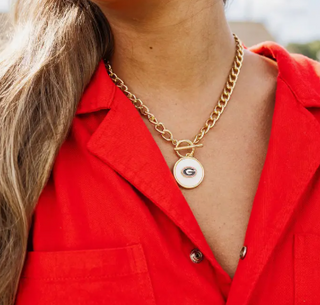 Logo Pendant Necklace