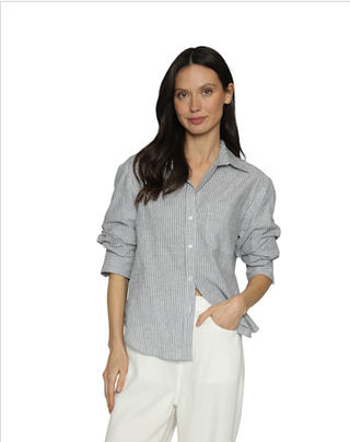 Scottie Striped Button Up
