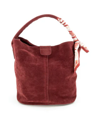 Suede Bucket Bag