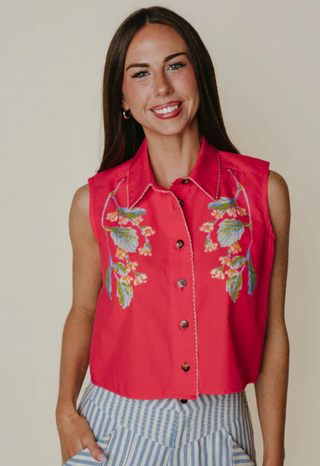 Paige Sleeveless Blouse