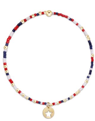 Hope Unwritten Firecracker Bracelet Gold Disc