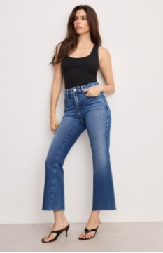Good Legs Cropped Mini Boot Jeans