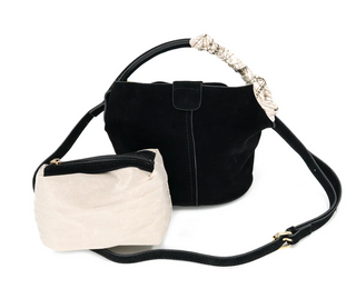 Mini Suede Bag - Scarf