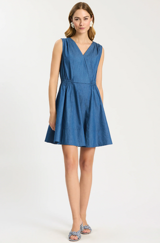 Emory Sleeveless Wrap Dress