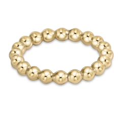 Classic Gold 3mm Bead Ring