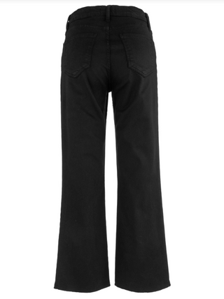 Kelsey High Rise Ankle Flare Raw Hem