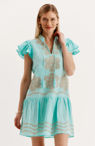 Aimee Embroidered Dress
