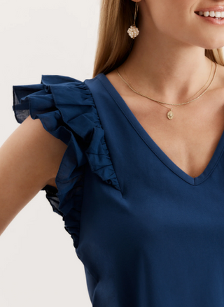 Emerson Ruffle Sleeve Tee