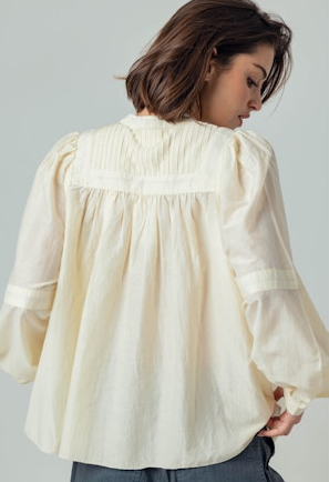 Maple Pintuck Blouse