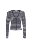 Rib V Neck Cardigan