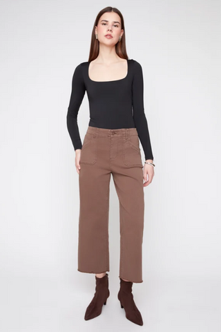 Wide Leg Cropped Pant