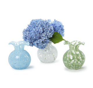 Ruffled Edge Spotted Vase