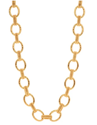 Cleopatra Regal Link Necklace, 32"