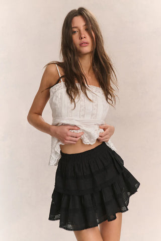 Ruffle Mini Skirt
