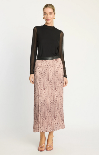 Mia Pleated Midi Skirt