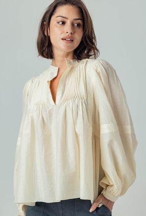 Maple Pintuck Blouse