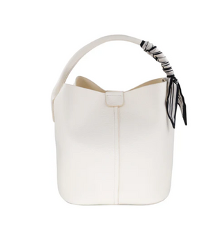 Medium Bucket Bag with Scarf