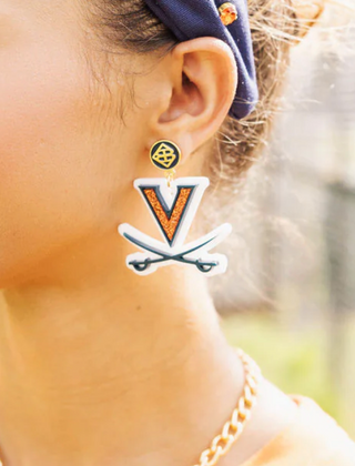 Virginia Statement Logo Earrings