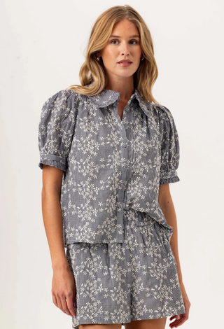Lotus Gingham Cotton Shirt