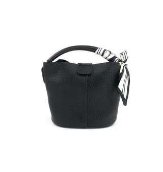 Mini Bucket Bag w/ Scarf