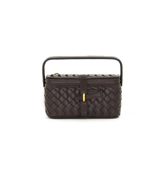 Elena Woven Box Handbag
