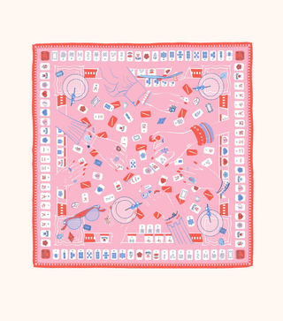 100% Silk Square Scarf 26 x 26
