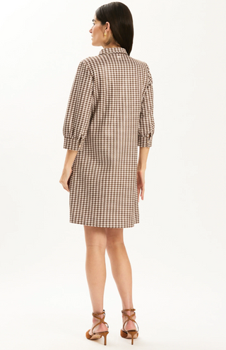 Kat Houndstooth Dress