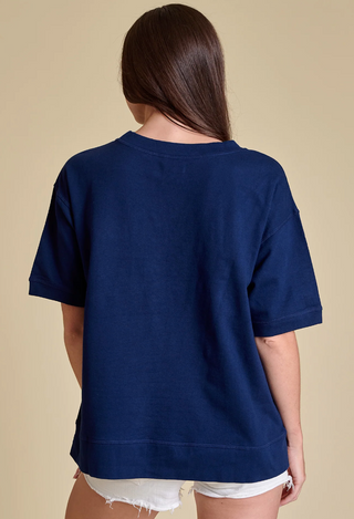 Glitter Script Boxy Top
